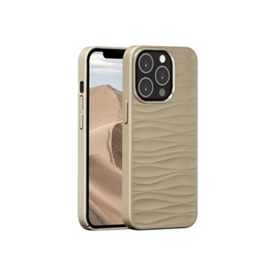 dbramante1928 Dune - Zadní kryt pro mobilní telefon - 100% recyklovaný plast - písek (sand) - pro Apple iPhone 14 Pro