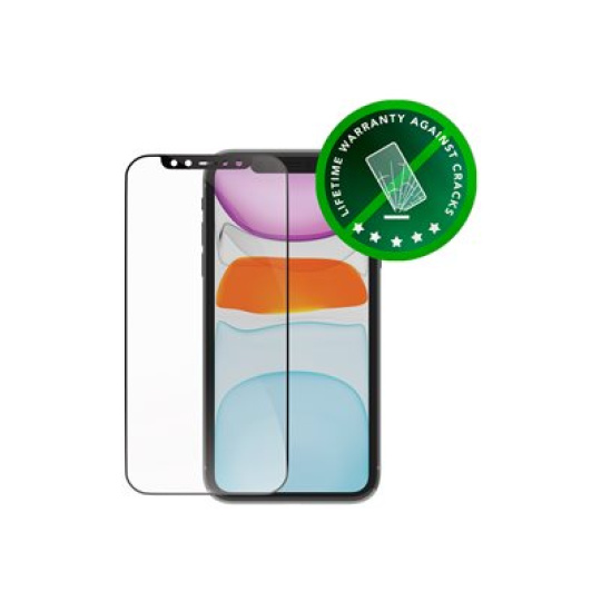 dbramante1928 Eco-shield - Ochrana obrazovky pro mobilní telefon - barva rámu cerná - pro Apple iPhone 11, XR