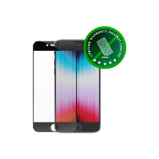 dbramante1928 Eco-shield - Ochrana obrazovky pro mobilní telefon - barva rámu černá - pro Apple iPhone 7, 8, SE (2nd generation), SE (3rd generation)