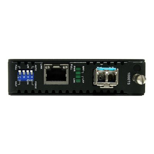 StarTech.com Multimode (MM) LC Fiber Media Converter for 1Gbe Network - 550m Range - Gigabit Ethernet - 850nm - with SFP Transceiver (ET91000LC2) - Konvertor médií s optickými vlákny - 1GbE - 1000Base-LX, 1000Base-SX, 1000Base-T - RJ-45 / multirežim LC - až 550 m - 850 nm - pro P/N: ETCHS2U, SVA12M2NEUA, SVA12M5NA