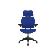Humanscale Freedom Headrest - Židle - výkonný - ergonomický - područky - sklopné provedení - otočná - Hallingdal textile fabric - 0750, grafit