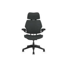Humanscale Freedom Headrest - Židle - výkonný - ergonomický - područky - sklopné provedení - otočná - Remix textile fabric - 0163, grafit