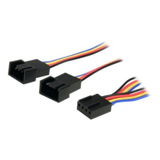 StarTech.com 12in 4 Pin Fan Power Splitter Cable - F/M - 1ft Fan Y Cable - 1ft 4-pin Fan Splitter Cable (FAN4SPLIT12) - Rozdelovac napájení ventilátoru - 4-pinová PWM (pulsne šírková modulace) (F) do 4-pinová PWM (pulsne šírková modulace) (M) - 31 cm - pro P/N: FAN1156PWM, FAN12025PWM, FAN8025PWM