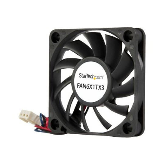 StarTech.com 60x10mm Replacement Ball Bearing Computer Case Fan w/ TX3 Connector - 3 pin case Fan - TX3 Fan - 60mm Fan (FAN6X1TX3) - Souprava vetráku systému - 60 mm