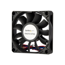 StarTech.com 70x15mm Replacement Ball Bearing Computer Case Fan w/ TX3 Connector - 3 pin case Fan - TX3 Fan - 70mm Fan (FAN7X15TX3) - Ventilátor skríne - 70 mm - cerná