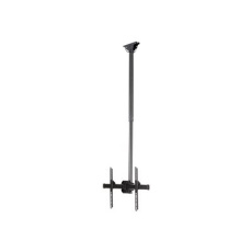 StarTech.com Ceiling TV Mount - 3.5' to 5' Pole - Full Motion - Supports Displays 32? to 75" - For VESA Mount Compatible TVs (FLATPNLCEIL) - Držák - pro plochý panel - ocel - cerná - velikost obrazovky: 32"-75" - stropní montáž - pro P/N: HDMIPLATE