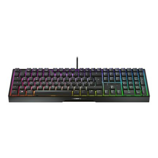 CHERRY XTRFY MX 3.1 - Klávesnice - 100% - full size - podsvícení - USB-C - QWERTY - americká - klávesový spínac: CHERRY MX2A Brown - cerná