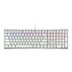 CHERRY XTRFY MX 3.1 - Klávesnice - 100% - full size - podsvícení - USB-C - QWERTY - americká - klávesový spínac: CHERRY MX2A Red - bílá