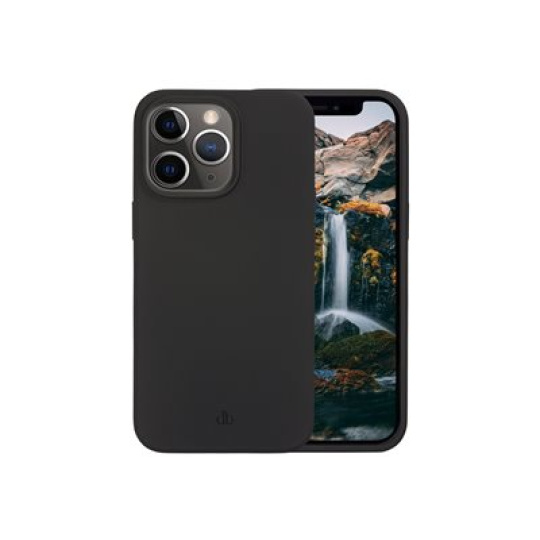 dbramante1928 Greenland - Zadní kryt pro mobilní telefon - snap-on - 100% recyklovaný plast - nocní cern - pro Apple iPhone 12, 12 Pro