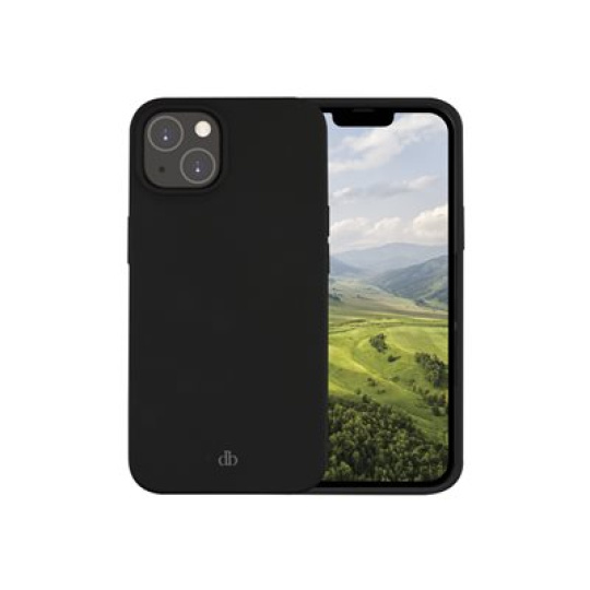 dbramante1928 Greenland - Zadní kryt pro mobilní telefon - 100% recyklovaný plast - nocní cern - pro Apple iPhone 14 Plus