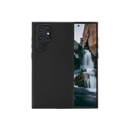 dbramante1928 Greenland - Zadní kryt pro mobilní telefon - recyklovaný plast - nocní cern - pro Samsung Galaxy S22 Ultra