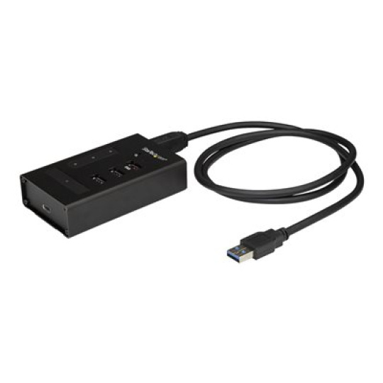 StarTech.com 4 Port USB 3.0 Hub, USB Type-A to 1x USB-C & 3x USB-A, Commercial Metal USB Hub, SuperSpeed 5Gbps USB 3.1/3.2 Gen 1, Self Powered, BC 1.2 Fast Charge/Sync, Mountable/Rugged - Windows/macOS/Linux (HB30A3A1CST) - Rozbocovac - 3 x SuperSpeed USB 3.0 + 1 x USB-C - desktop - pro P/N: SVA12M2NEUA, SVA12M5NA