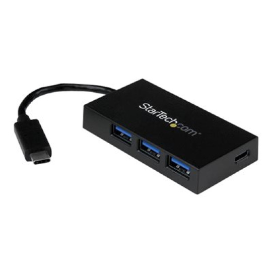 StarTech.com 4-Port USB 3.0 Hub - Powered USB 3.1 Gen 1 Hub - USB-C to 1x USB-C and 3x USB-A Adapter - USB-C Port Expander (HB30C3A1CFB) - Rozbocovac - 4 x SuperSpeed USB 3.0 - desktop - pro P/N: CFASTRWU3C, SDMSDRWU3AC, TB3DK2DPPD, TB3DK2DPPDUE, TB3DKDPMAW, TB3DKDPMAWUE