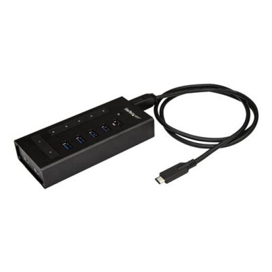 StarTech.com 7 Port USB C Hub, USB Type-C to 2x USB-C/5x USB-A, Moutable Metal Hub, USB 3.0, SuperSpeed 5Gbps USB 3.1/USB 3.2 Gen 1, Self Powered, BC 1.2 Fast Charge, 5 x USB-A, 2 x USB-C - Windows/macOS/Linux (HB30C5A2CST) - Rozbocovac - 5 x SuperSpeed USB 3.0 + 2 x USB-C - desktop - pro P/N: SVA12M5NA