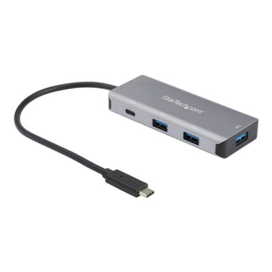 StarTech.com 4 Port USB C Hub w/ 3x USB A & 1x USB C, SuperSpeed 10Gbps USB Type-C, USB 3.1/3.2 Gen 2 Hub, USB Bus Powered, Compact USB-C to USB Adapter Hub, Portable/Laptop Hub, Aluminum - Windows/macOS/Linux (HB31C3A1CB) - Rozbocovac - 1 x USB-C + 3 x USB 3.1 - desktop - pro P/N: PEXUSB321C