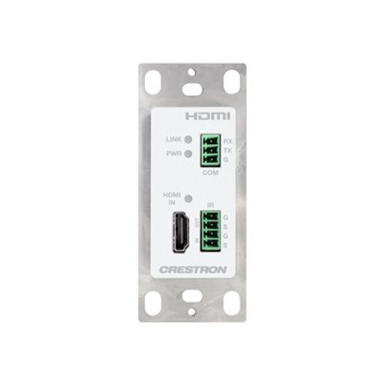 Crestron DM Essentials HD-TXC-4KZ-101-1G-W - Sériový nástavec video/audio/infracervený - vysílac - HDMI, DM Essentials - pres CATx - až 70 m