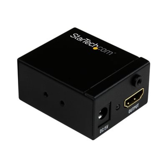 StarTech.com 115 ft/35 m HDMI Signal Booster - 1080p Signal Repeater - HDMI Inline Amplifier & Extender - 7.1 Audio Support (HDBOOST) - Video/audio nástavec - až 35 m