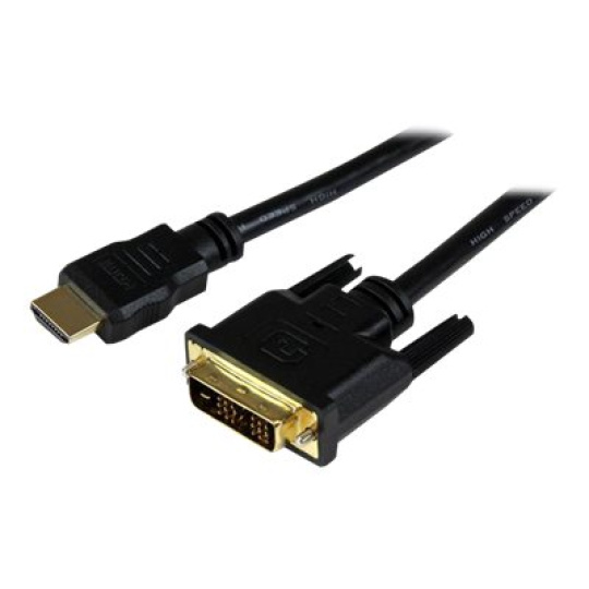 StarTech.com 1.5m HDMI to DVID Cable M/M - Kabel adaptéru - DVI-D s piny (male) do HDMI s piny (male) - 1.5 m - odstínený - cerná