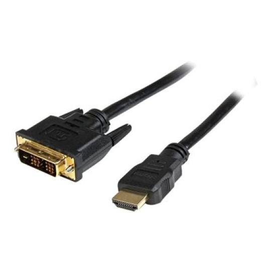 StarTech.com 1m HDMI to DVID Cable M/M - Kabel adaptéru - HDMI s piny (male) do DVI-D s piny (male) - 1 m - odstínený - cerná