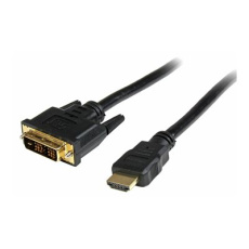 StarTech.com 0.5m HDMI to DVID Cable M/M - Kabel adaptéru - DVI-D s piny (male) do HDMI s piny (male) - 50 cm - dvojnásobne stínený - cerná