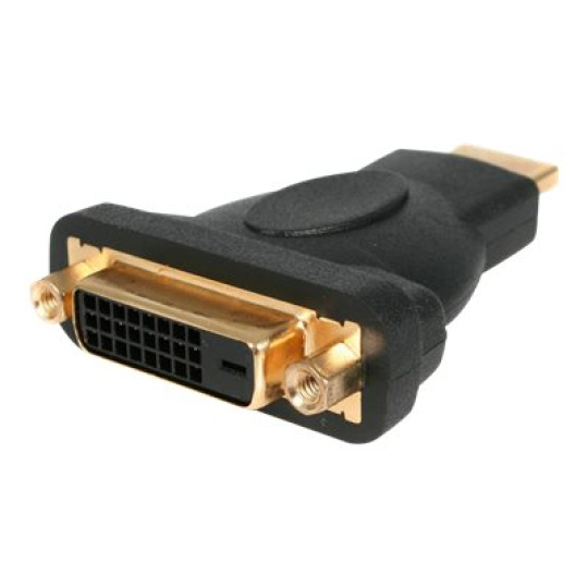 StarTech.com HDMI Male to DVI Female - HDMI to DVI-D Adapter - Bi-Directional - DVI to HDMI (HDMIDVIMF) - Video adaptér - dva spoje - HDMI s piny (male) do DVI-D se zdírkami (female) - cerná - pro P/N: DK31C3HDPD, DK31C3HDPDUE, SV221HUC4K, SV231DHU34K6, SV231HU34K6, SV431HU34K6