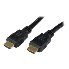 StarTech.com 1.5m High Speed HDMI Cable - Ultra HD 4k x 2k HDMI Cable - HDMI to HDMI M/M - 5 ft HDMI 1.4 Cable - Audio/Video Gold-Plated (HDMM150CM) - HDMI kabel - HDMI s piny (male) do HDMI s piny (male) - 1.5 m - dvojnásobne stínený - cerná - pro P/N: MSTCDP122HD