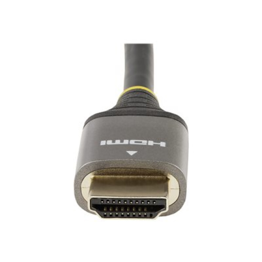 StarTech.com 3ft (1m) HDMI 2.1 Cable, Certified Ultra High Speed HDMI Cable 48Gbps, 8K 60Hz/4K 120Hz HDR10+ eARC, Ultra HD 8K HDMI Cable / Cord w/TPE Jacket, For UHD Monitor/TV/Display - Dolby Vision/Atmos, DTS-HD (HDMM21V1M) - Ultra High Speed - kabel HDMI s ethernetem - HDMI s piny (male) do HDMI s piny (male) - 1 m - dvojnásobne stínený - šedá, cerná - pasivní, podpora 4K120Hz, podpora 8K60Hz - pro P/N: 4PORT-8K-HDMI-SWITCH