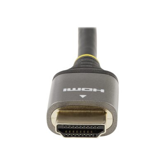 StarTech.com 6ft (2m) HDMI 2.1 Cable, Certified Ultra High Speed HDMI Cable 48Gbps, 8K 60Hz/4K 120Hz HDR10+ eARC, Ultra HD 8K HDMI Cable / Cord w/TPE Jacket, For UHD Monitor/TV/Display - Dolby Vision/Atmos, DTS-HD (HDMM21V2M) - Ultra High Speed - kabel HDMI s ethernetem - HDMI s piny (male) do HDMI s piny (male) - 2 m - dvojnásobne stínený - šedá, cerná - pasivní, podpora 4K120Hz, podpora 8K60Hz - pro P/N: 4PORT-8K-HDMI-SWITCH