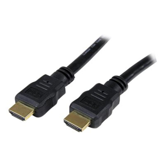 StarTech.com 0.5m High Speed HDMI Cable - Ultra HD 4k x 2k HDMI Cable - HDMI to HDMI M/M - 50cm HDMI 1.4 Cable - Audio/Video Gold-Plated (HDMM50CM) - HDMI kabel - HDMI s piny (male) do HDMI s piny (male) - 50 cm - odstínený - cerná