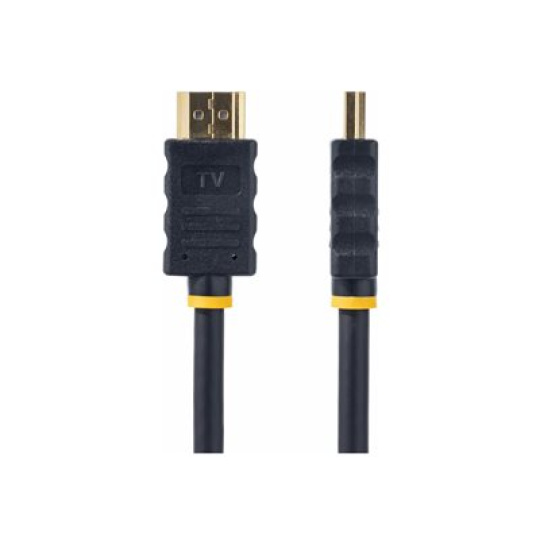 StarTech.com 5m (15 ft) Active High Speed HDMI Cable - Ultra HD 4k x 2k HDMI Cable - HDMI to HDMI M/M - 1080p - Audio Video Gold-Plated (HDMM5MA) - HDMI kabel - HDMI s piny (male) do HDMI s piny (male) - 5 m - dvojnásobne stínený - cerná