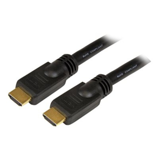 StarTech.com 7m High Speed HDMI Cable - Ultra HD 4k x 2k HDMI Cable - HDMI to HDMI M/M - 7 meter HDMI 1.4 Cable - Audio/Video Gold-Plated (HDMM7M) - HDMI kabel - HDMI s piny (male) do HDMI s piny (male) - 7 m - cerná