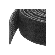 StarTech.com 25ft. Hook and Loop Roll - Cut-to-Size Reusable Cable Ties - Bulk Industrial Wire Fastener Tape - Adjustable Fabric Wraps - Black (HKLP25) - Role kabelového pásku - 7.62 m - pro P/N: CABSHF2POST2, HKLP25BL, HKLP25GN, HKLP25RD, HKLP25YW, RK4OD