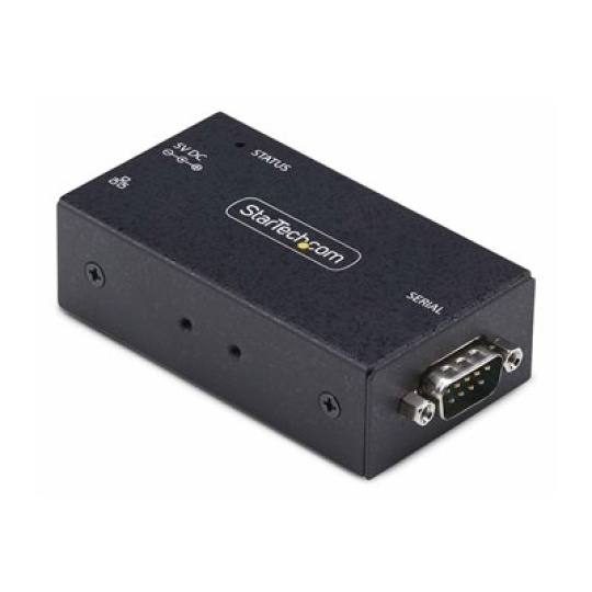 StarTech.com Serial to Ethernet Adapter, IP LAN to RS232 DB9 Converter - Kompaktní server - 100Mb LAN, RS-232 - montáž na stenu/lištu DIN - kompatibilní s TAA