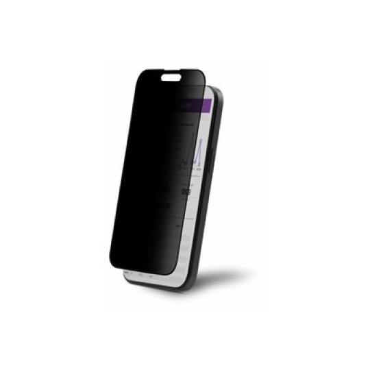 StarTech.com - Ochrana obrazovky pro mobilní telefon - 4-way, privacy filter, for portrait/landscape, touch-enabled, +/-30° view - sklo - s bezpecnostním filtrem - ctyrcestné - lepicí - cerná - pro Apple iPhone 15 Pro Max