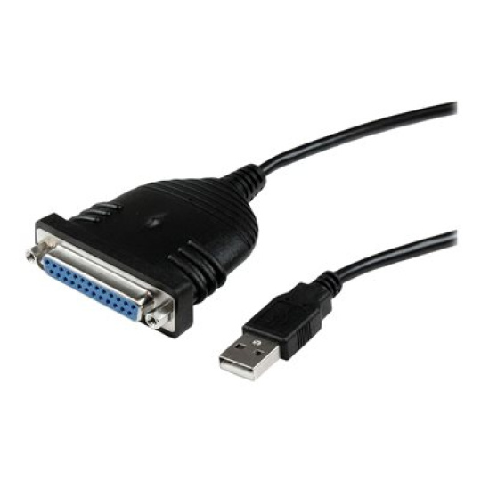 StarTech.com 6 ft / 2m USB to DB25 Parallel Printer Adapter Cable - 2 Meter USB to IEEE-1284 Printer Cable - USB A to DB25 M/F (ICUSB1284D25) - Paralelní adaptér - USB 2.0 - IEEE 1284