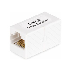 StarTech.com RJ45 Coupler, Inline Cat6 Coupler, Female to Female (F/F) T568 Connector, Unshielded Ethernet Cable Extension (IN-CAT6-COUPLER-U1) - Sítový propojovací kabel - RJ-45 (F) do RJ-45 (F) - nestínený - CAT 5/5e/6 - pasivní - bílá