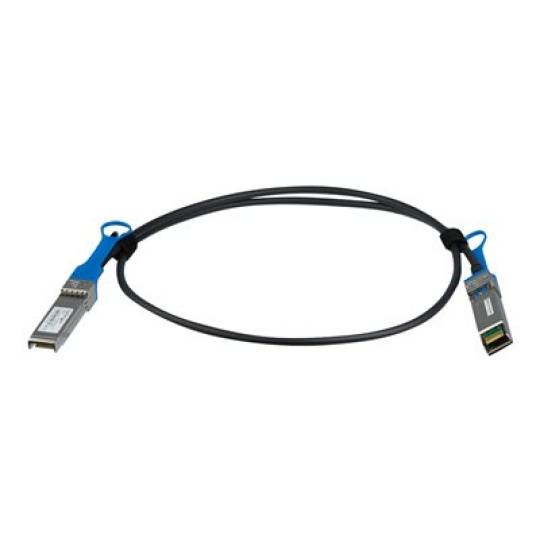 StarTech.com HPE J9281B Compatible 1m 10G SFP+ to SFP+ DAC Twinax, 10 GbE SFP+ Copper DAC 10 Gbps Low Power Passive Mini GBIC/Transceiver Module DAC Firepower 1040, 10 Gbps SFP+ Cable - Lifetime Warranty (J9281BST) - Kabel 10GBase pro prímé pripojení - SFP+ s jazýckem do SFP+ s jazýckem - 1 m - diaxiální - SFF-8431/SFF-8432 - pasivní - cerná