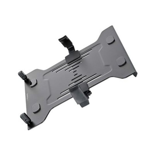 StarTech.com VESA Laptop Tray, Adjustable Monitor Arm Laptop Tray Secures Notebooks up to 4.5kg (9.9lb), 75x75 & 100x100 VESA Holes, Ventilated, Compatible w/ Monitor Desk Mounts & Stands - Vertical Laptop Holder (LAPTOP-ARM-TRAY) - Upevnovací komponent (zásuvka pro notebook, 2 x notebook arms, 2 x notebook arm clips) - pro notebook (pocítac) - ocel, plast - cerná