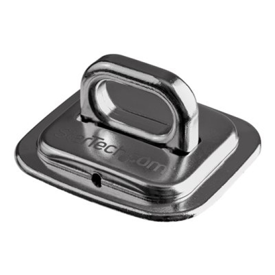 StarTech.com Laptop Cable Lock Anchor - Zinc Alloy - Computer Security Cable Anchor - Desk Mount Security Anchor Point - Screw-On Lock Anchor (LTANCHOR) - Kotva zámku - stríbrná - pro P/N: LTLOCKNBL