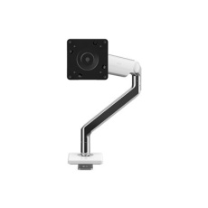Humanscale M2.1 - Montá?ní sada (sliding desk clamp mount (25mm), alarm monitoru, angled / dynamic link, kryt VESA, nakláněcí podpěra) - pro Displej LCD - leštěný hliník s bílým lemem - velikost obrazovky: up to 48.8" - montá?ní rozhraní: 100 x 100 mm - upevnitelné na stůl