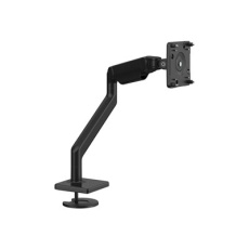 Humanscale M2.1 - Montá?ní sada (alarm monitoru, bolt-through mount with base, angled / dynamic link, VESA adaptér, nakláněcí podpěra) - pro Displej LCD - černá s černým lemováním - velikost obrazovky: up to 48.8" - montá?ní rozhraní: 100 x 100 mm - upevnitelné na stůl