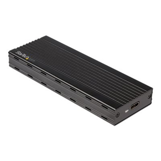 StarTech.com USB-C (10Gbps) to M.2 NVMe SSD Enclosure - Portable M.2 PCIe Aluminum Case - 1GB/s Read & Write - Mac & PC - Kryt úložište - M.2 - M.2 Card - USB 3.1 (Gen 2) - cerná