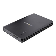 StarTech.com 4 Bay Thunderbolt 3 NVMe Enclosure, For M.2 NVMe Solid State Drives, 1x DisplayPort Video & 2x TB3 Downstream Ports, Up to 40Gbps, 72W Power Supply - 4 Bay M.2 SSD External Hard Drive Enclosure (M2E4BTB3) - Kryt úložište - M.2 - M.2 NVMe Card / PCIe (NVMe) - Thunderbolt 3 - cerná