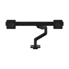 Humanscale M8.1 - Montá?ní sada (alarm monitoru, příčka, sliding desk clamp mount (25mm)) - pro 2 LCD displeje - černá s černým lemováním - velikost obrazovky: 28" - montá?ní rozhraní: 100 x 100 mm - upevnitelné na stůl