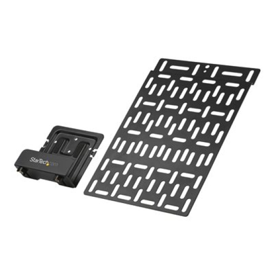 StarTech.com Universal TV Accessory Mount, Adjustable TV & Wall Mount Bracket, Media Players/Router/Modem/AV Switches & Extenders/Apple TV, Hidden Cable Box Mount Behind TV, 11lb (5kg) - Adjustable Cradle (MDBOXMNT) - Montážní sada - pro media prehrávac - ocel s práškovým náterem - cerná - montáž na stenu, TV mount - pro P/N: FPWHANGER, FPWTLTPORT, MBLTVSTNDEC