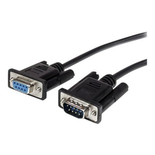 StarTech.com 3m Black Straight Through DB9 RS232 Serial Cable - DB9 RS232 Serial Extension Cable - Male to Female Cable (MXT1003MBK) - Sériová prodlužovací šnura - DB-9 (M) do DB-9 (F) - 3 m - cerná - pro P/N: 1P3FPC-USB-SERIAL, IC232TTL, ICUSB2324I, ICUSB232D, ICUSB232IS, ICUSB232V2