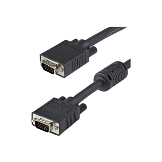 StarTech.com 10m Coax High Resolution Monitor VGA Cable HD15 M/M - Kabel VGA - HD-15 (VGA) (M) do HD-15 (VGA) (M) - 10 m - lisovaný - cerná