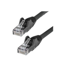 StarTech.com 5m LSZH CAT6 Ethernet Cable, 10 Gigabit Snagless RJ45 100W PoE Network Patch Cord with Strain Relief, CAT 6 10GbE UTP, Black, Individually Tested/ETL, Low Smoke Zero Halogen - Category 6 - 24AWG (N6LPATCH5MBK) - Patch kabel - RJ-45 (M) do RJ-45 (M) - 5 m - 6 mm - UTP - CAT 6 - provedení bez hrbolku - cerná
