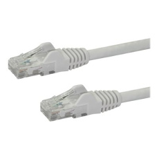 StarTech.com 10m CAT6 Ethernet Cable, 10 Gigabit Snagless RJ45 650MHz 100W PoE Patch Cord, CAT 6 10GbE UTP Network Cable w/Strain Relief, White, Wiring is UL Certified/TIA - Category 6 - 24AWG (N6PATC10MWH) - Patch kabel - RJ-45 (M) do RJ-45 (M) - 10 m - CAT 6 - lisovaný, provedení bez hrbolků - bílá StarTech.com 10m CAT6 Ethernet Cable, 10 Gigabit Snagless RJ45 650MHz 100W PoE Patch Cord, CAT 6 10GbE UTP Network Cable w/Strain Relief, White, Wiring is UL Certified/TIA - Category 6 - 24AWG (N6PATC10MWH) - Patch kabel - RJ-45 (M) do RJ-45 (M) - 10 m - CAT 6 - lisovaný, provedení bez hrbolků - bílá