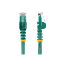 StarTech.com 5m CAT6 Ethernet Cable, 10 Gigabit Snagless RJ45 650MHz 100W PoE Patch Cord, CAT 6 10GbE UTP Network Cable w/Strain Relief, Green, Wiring is UL Certified/TIA - Category 6 - 24AWG (N6PATC5MGN) - Patch kabel - RJ-45 (M) do RJ-45 (M) - 5 m - UTP - CAT 6 - provedení bez hrbolků - zelená